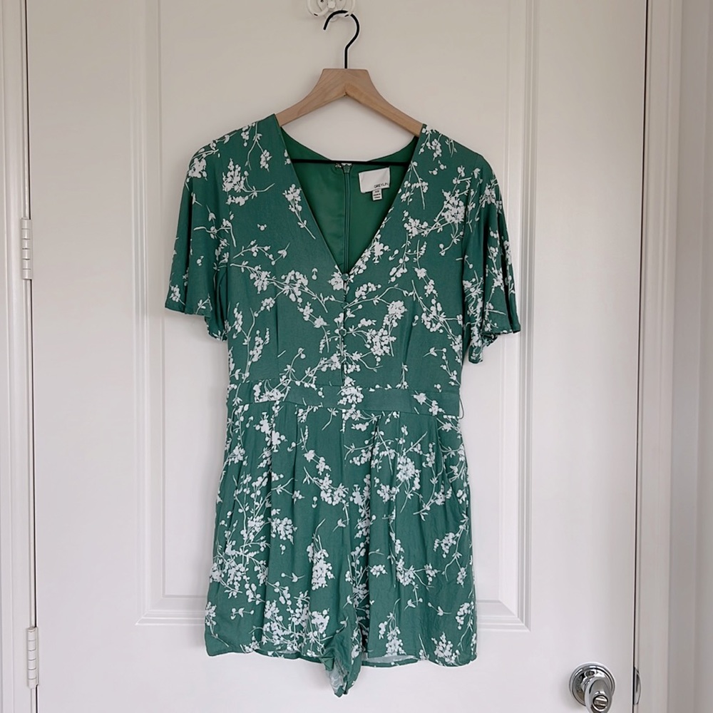 Anthropologie shorts romper